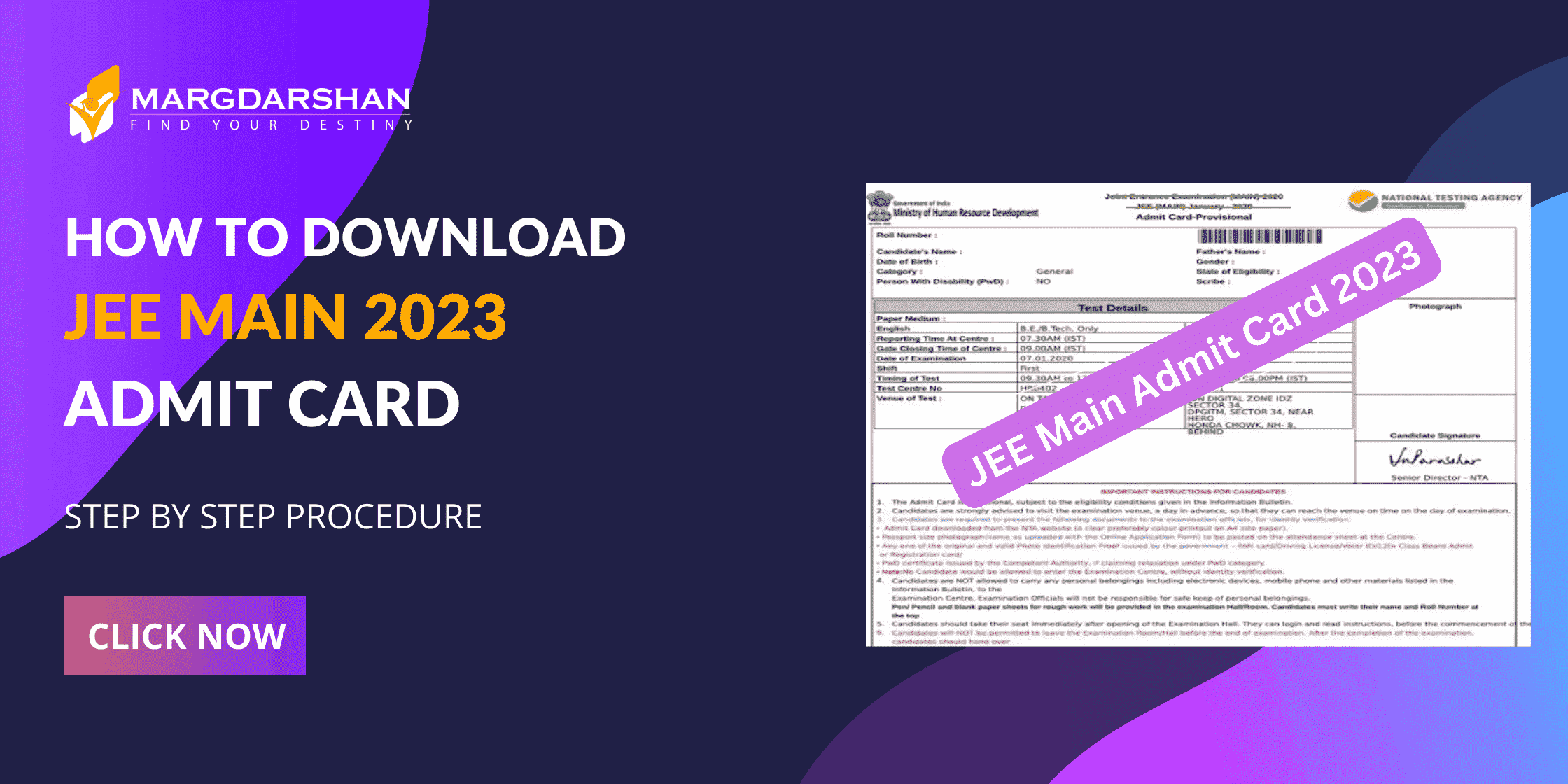JEE MAIN 2023 April Attempt Admit Card Release Soon| How to download JEE Main Admit card